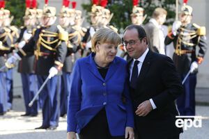 Олланд и Меркель расскажут о результатах встречи
