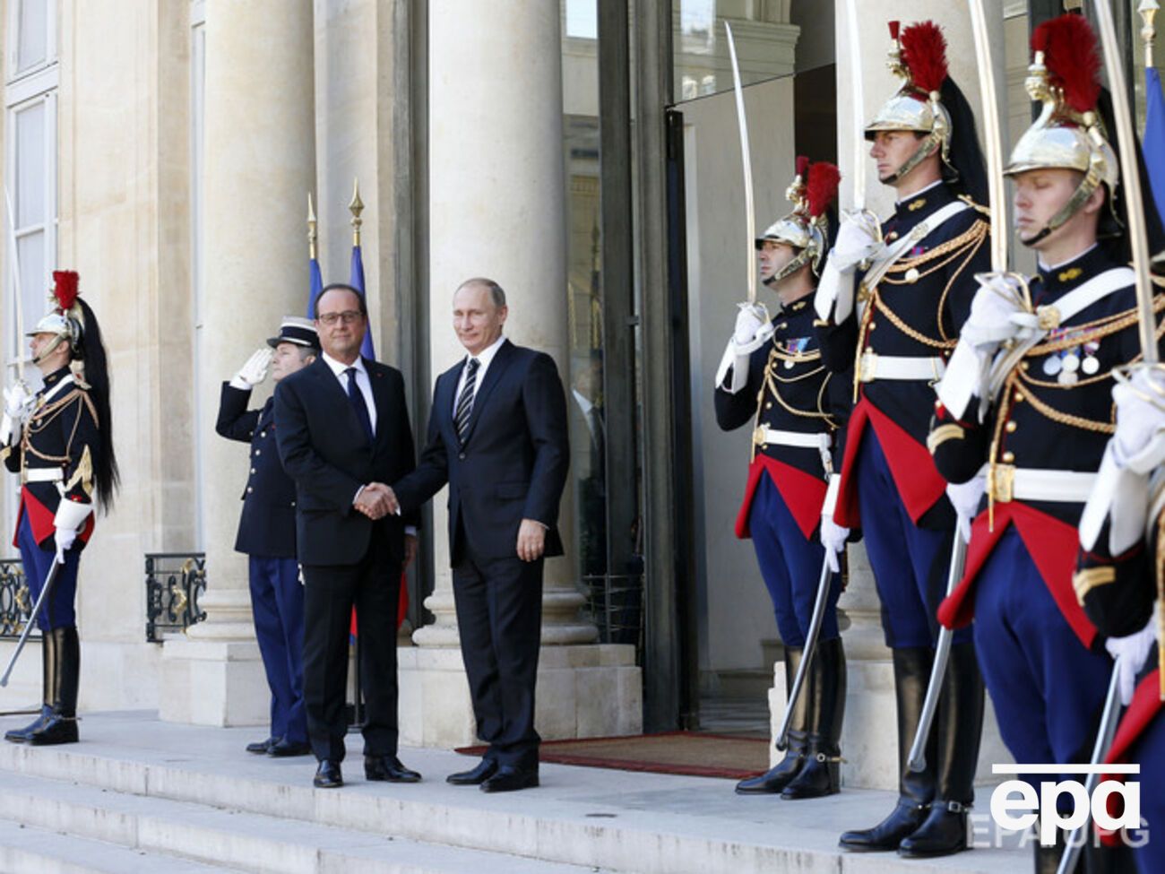 Путин и Порошенко покинули Елисейский дворец