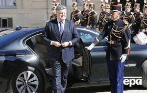 Президент Петр Порошенко посетил Париж, где принял участие в переговорах "Нормандской четверки"