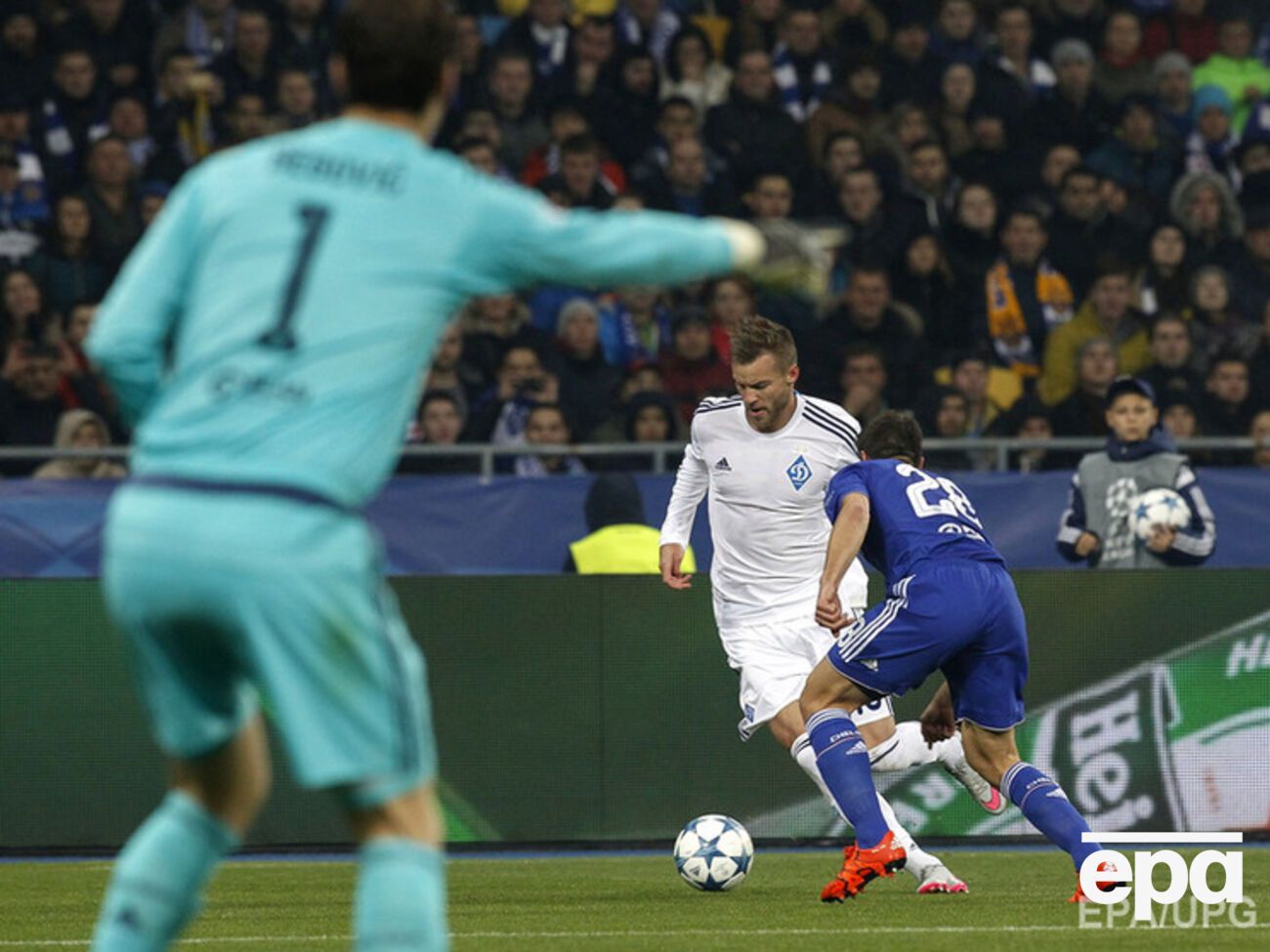 "Динамо" заработало одно очко в матче против "Челси"