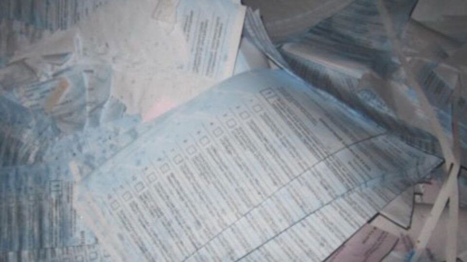 В типографии хранилось около 1,8 тыс. неучтенных бюллетеней