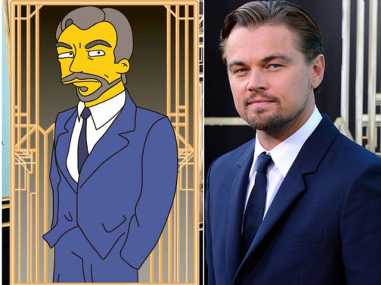 Для наглядности своей работы дизайнеры создали портрет Леонардо ДиКаприо в стиле "Симсонов"