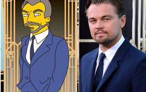 Для наглядности своей работы дизайнеры создали портрет Леонардо ДиКаприо в стиле "Симсонов"