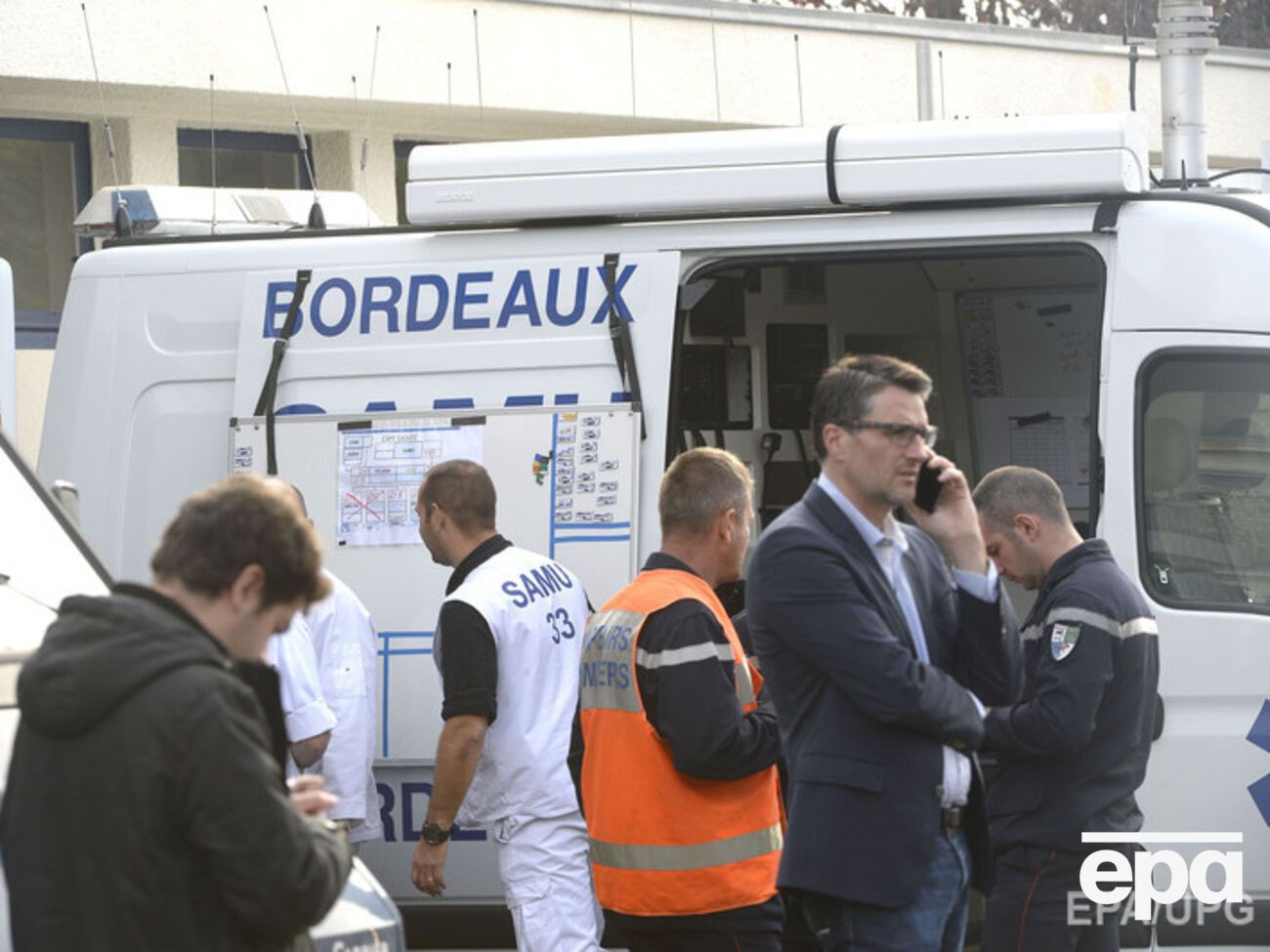 Выживших в аварии доставили в госпиталь Бордо