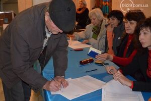 В Приморском районе Мариуполя избирателей просят расписаться в неизвестном документе