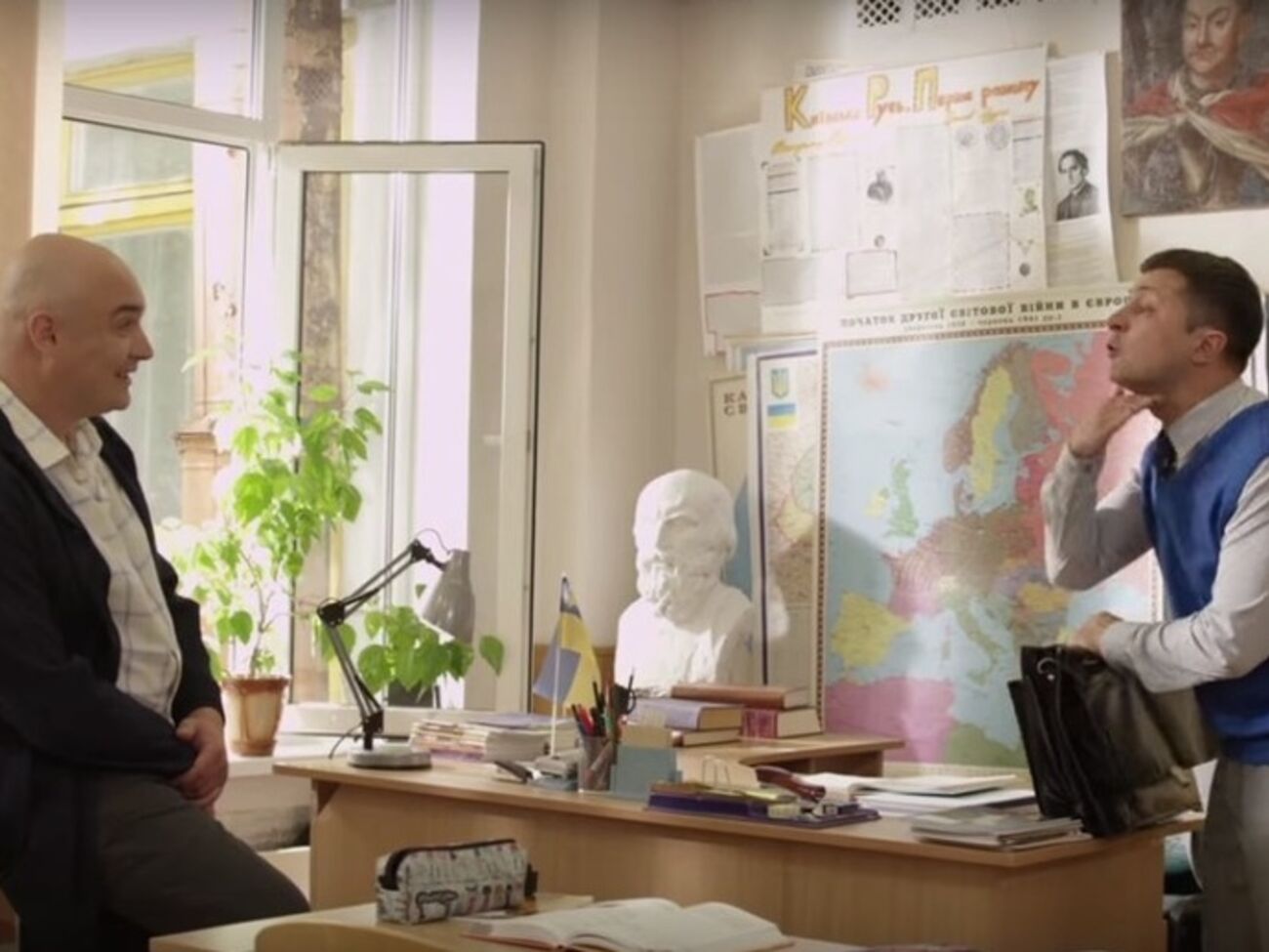 Видео стало частью промо-кампании нового сериала "Слуга народа"