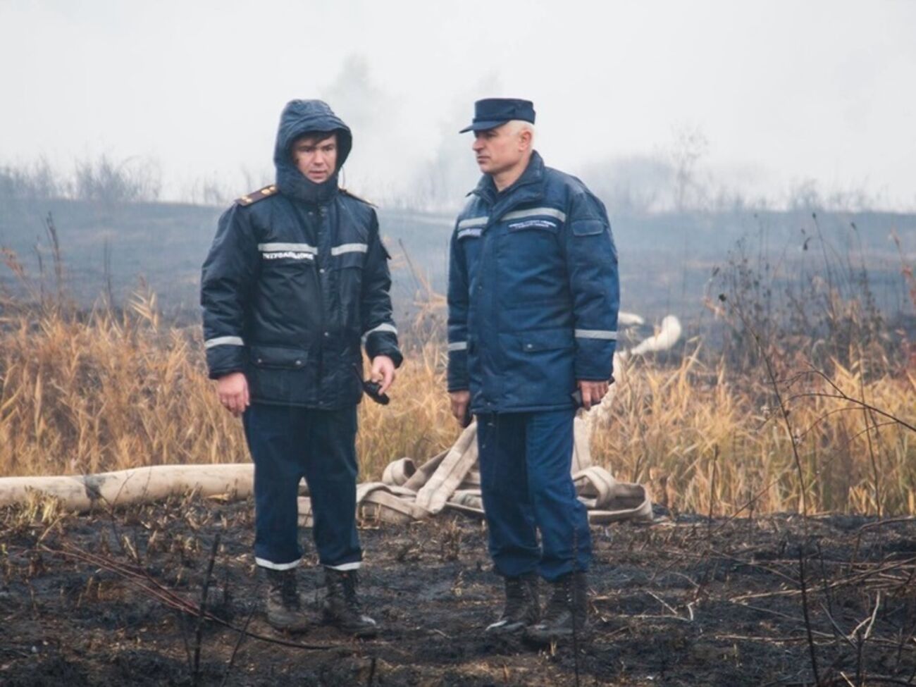 Площадь пожаров под Киевом снова увеличилась