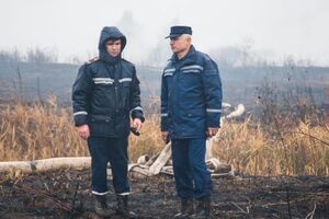 Площадь пожаров под Киевом снова увеличилась