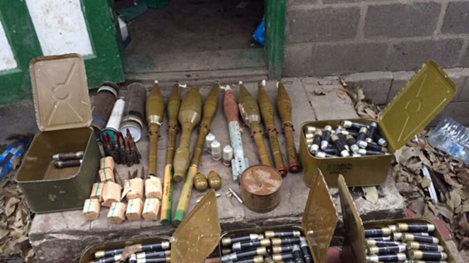 Милиция изъяла из подвала частного дома гранаты и патроны