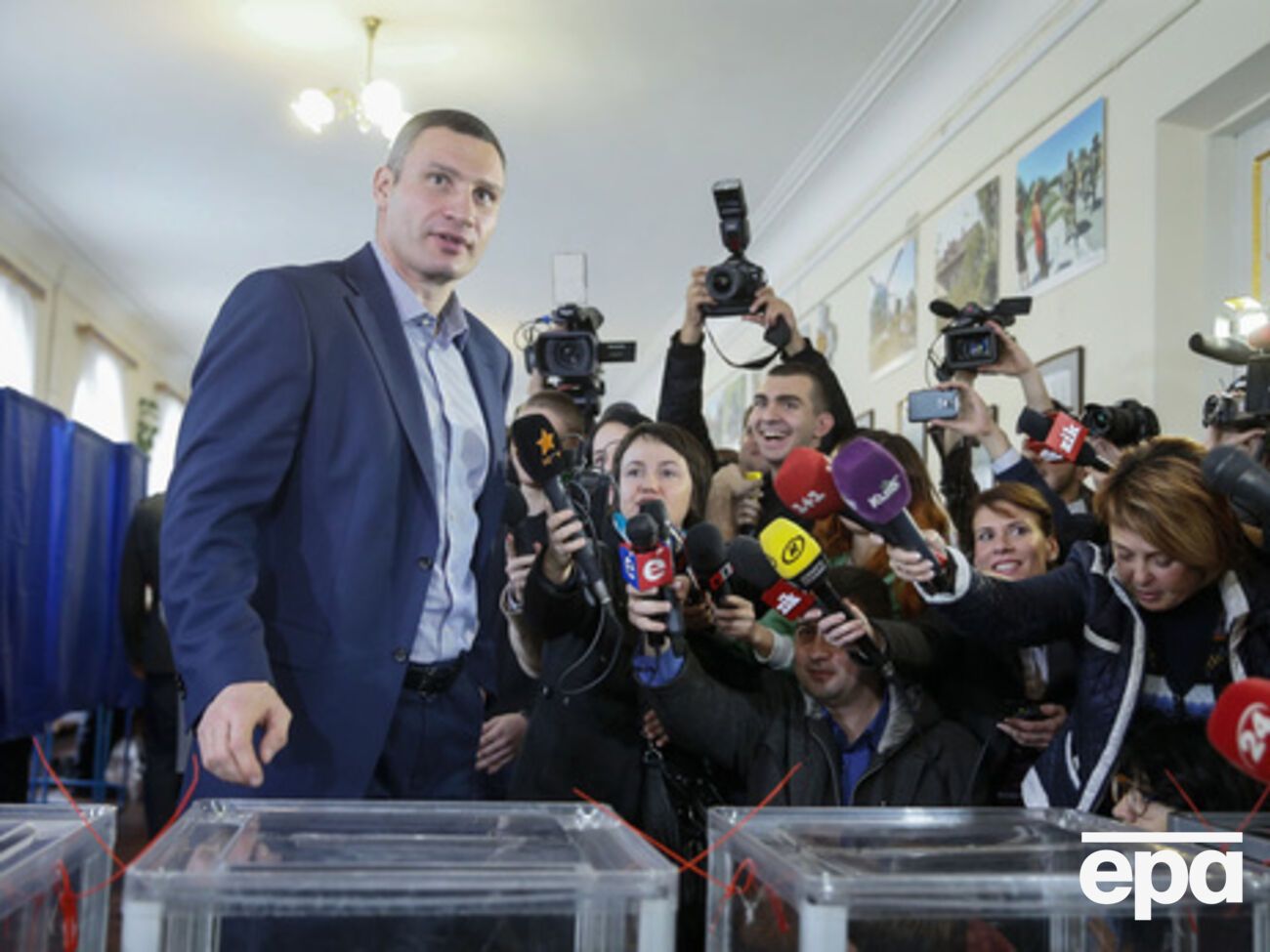 Кличко лидирует на выборах мэра Киева