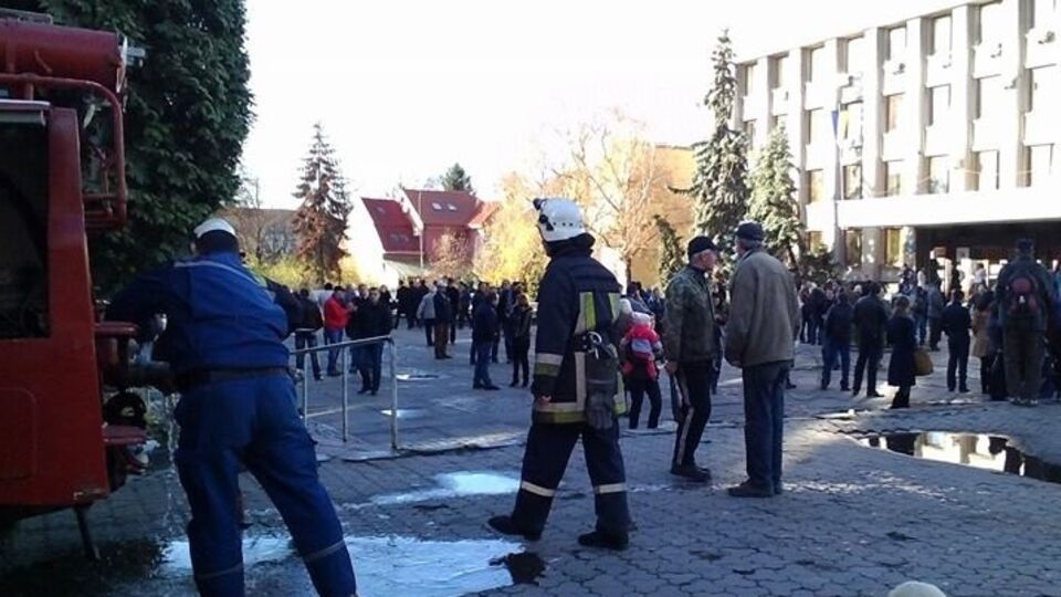 "Минирование" Ужгородского горсовета в очередной раз не подтвердилось
