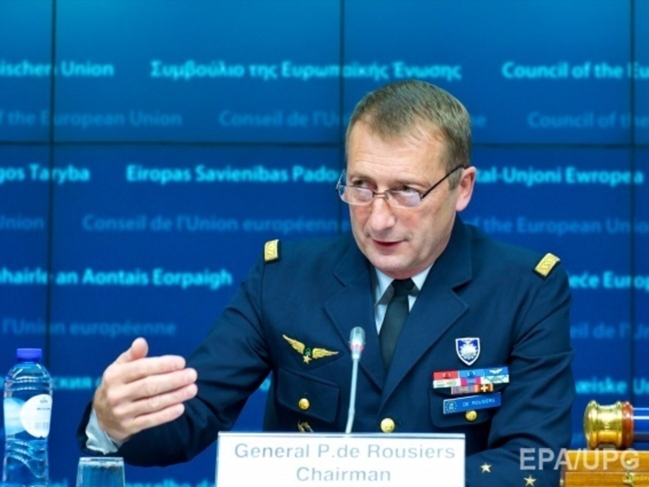 Генерал Патрик де Рузье отметил, что Евросоюз не планирует обучать украинских военных