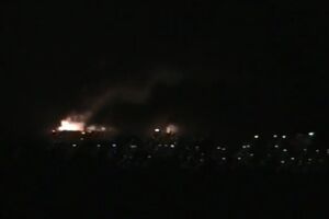 Жители многоэтажек в Сватово попрятались по подвалам