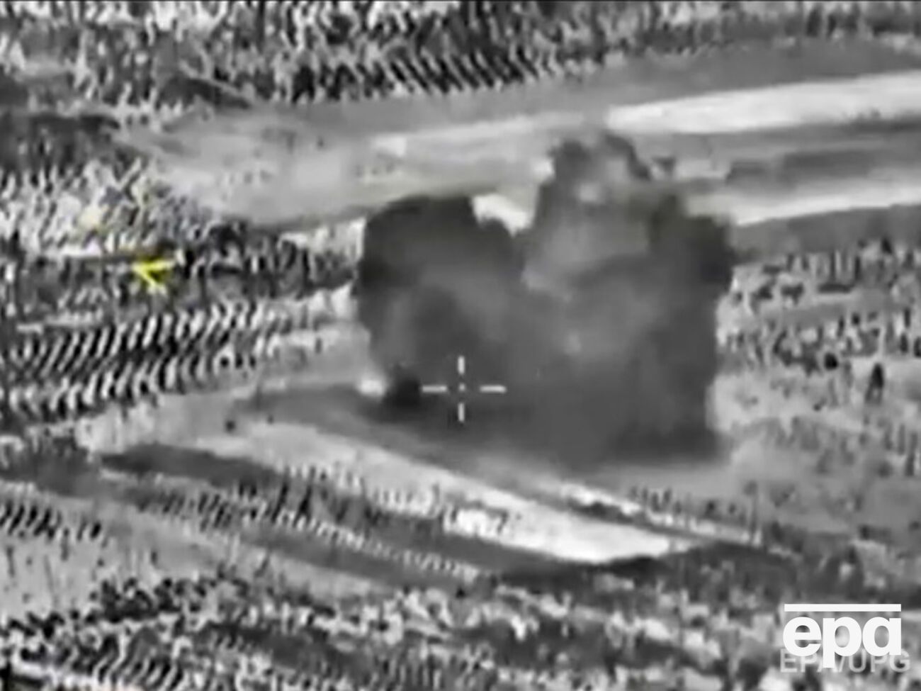 Съемка мест российских бомбардировок в Сирии производилась с беспилотных летательных аппаратов