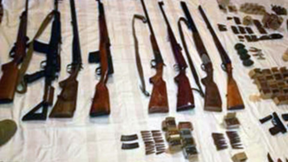 У информатора террористов изъят арсенал оружия