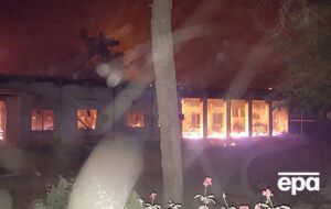 Последствия бомбового удара по больнице "Врачей без границ" в афганской провинции Кундуз