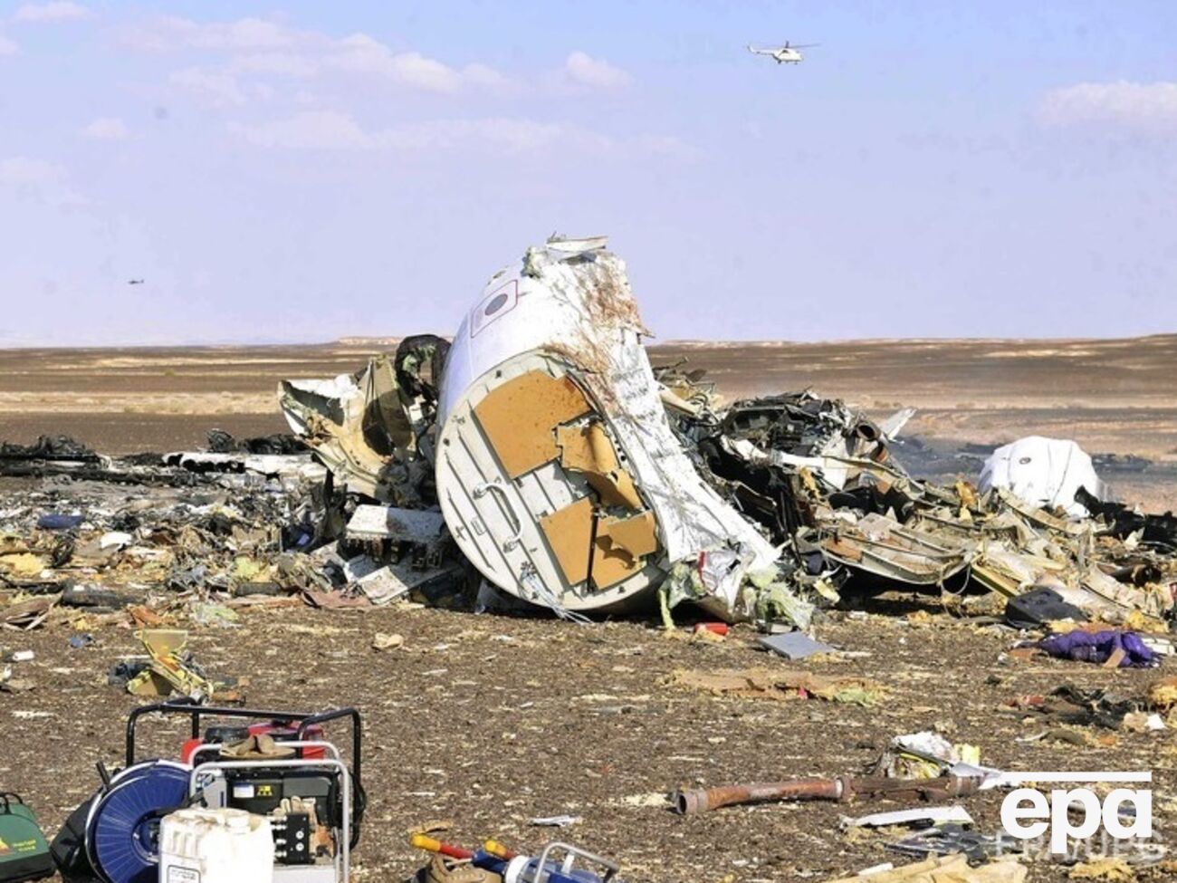 Airbus A321 разбился сегодня утром на Синайском полуострове