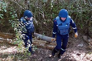 Пиротехники вывезли боеприпасы на полигон и там уничтожили