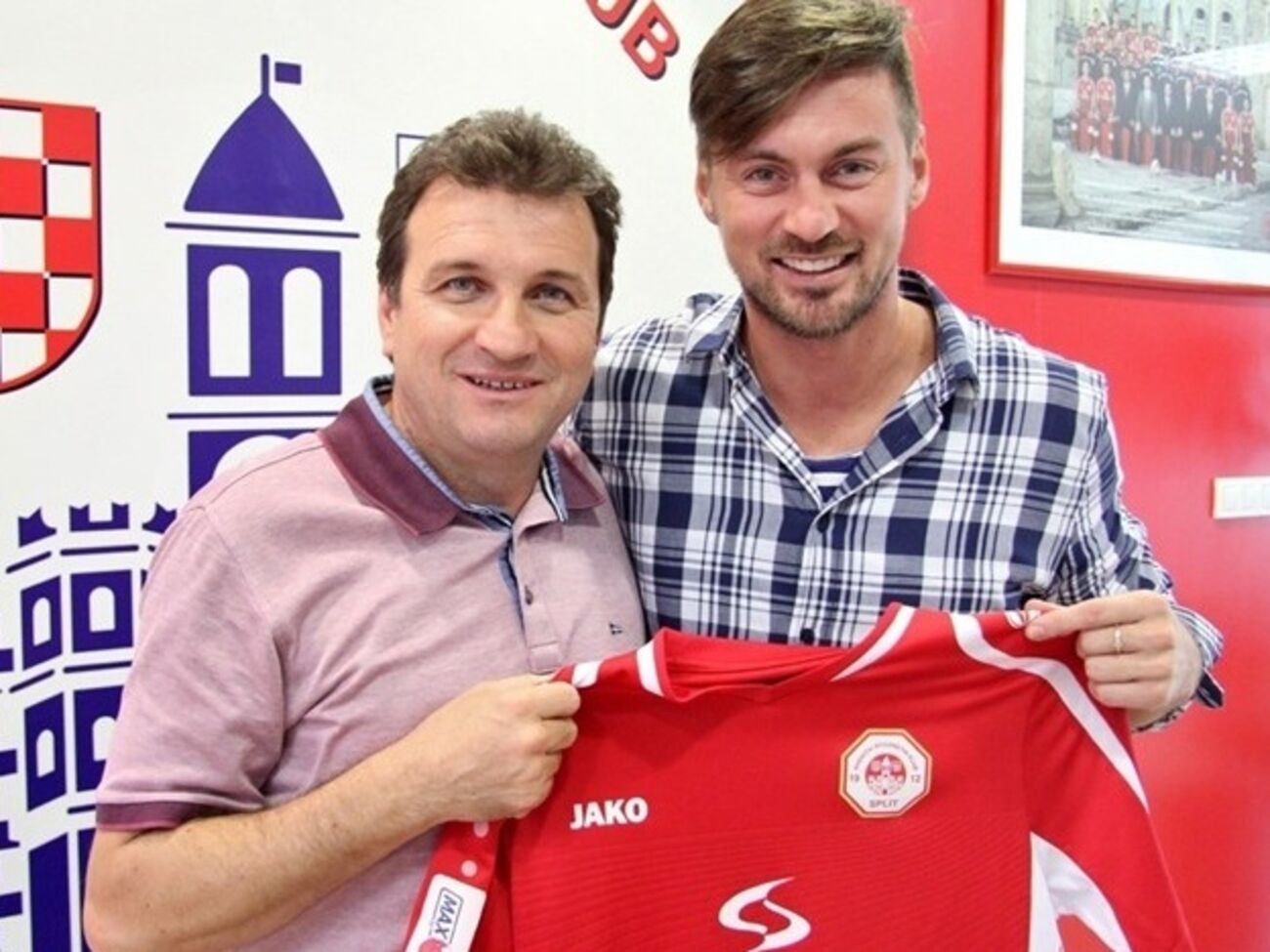 Милевский и президент "Сплита" Славен Жужул