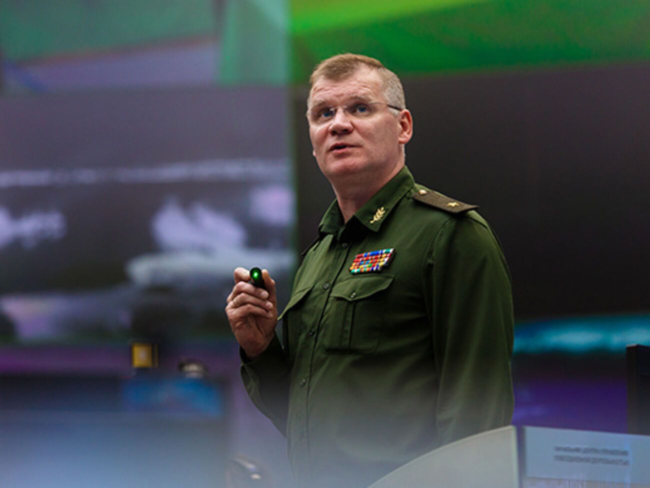 Начальник управления пресс-службы и информации министерства обороны Российской Федерации, генерал-майор Игорь Конашенков