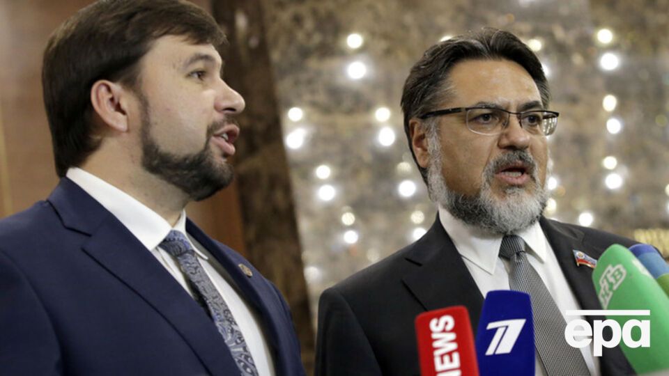 Владислав Дейнего и Денис Пушилин в совместном заявлении назвали оккупированные ими территории Донбасса Донецкой и Луганской областями