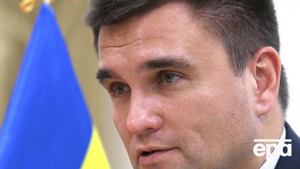 Климкин отметил, что в настоящее время выборы на Донбассе невозможны