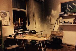 В арт-студии сомневаются, что пожар вызвало "простое хулиганство"