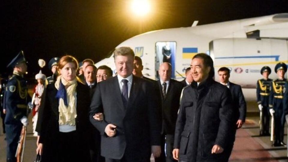Порошенко пробудет в Казахстане два дня с официальным визитом