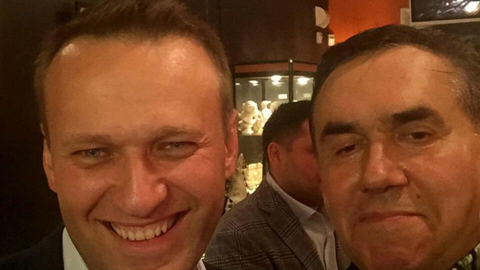 Садальский и Навальный на юбилее "Эха Москвы"