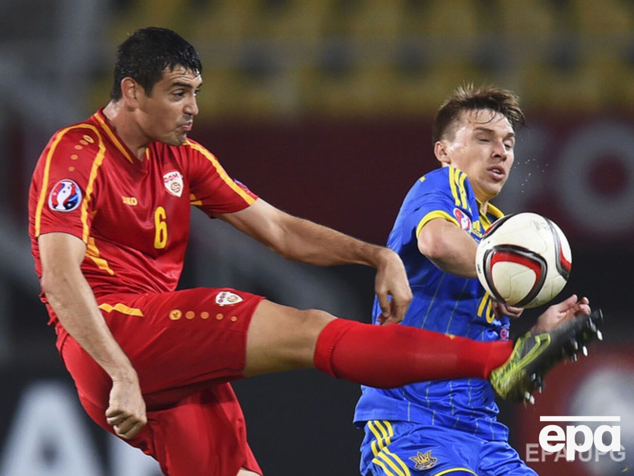 Сборная Украины сыграет против Македонии