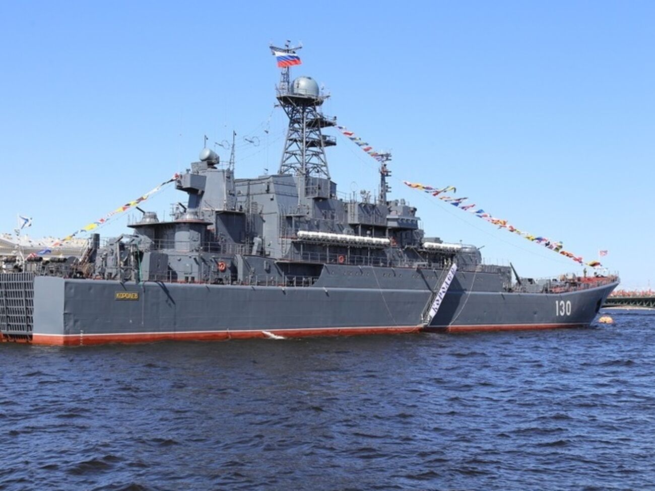 В Средиземное море вошел большой десантный корабль "Королев" Балтийского флота РФ