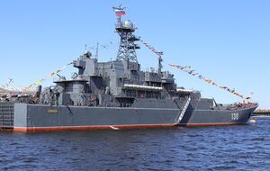 В Средиземное море вошел большой десантный корабль "Королев" Балтийского флота РФ
