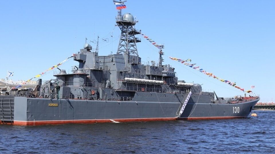 В Средиземное море вошел большой десантный корабль "Королев" Балтийского флота РФ