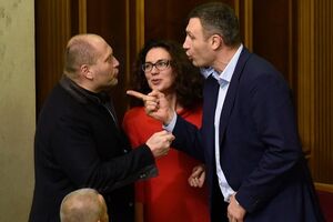 Кличко и Береза провели "дебаты" в Верховной Раде. Фоторепортаж