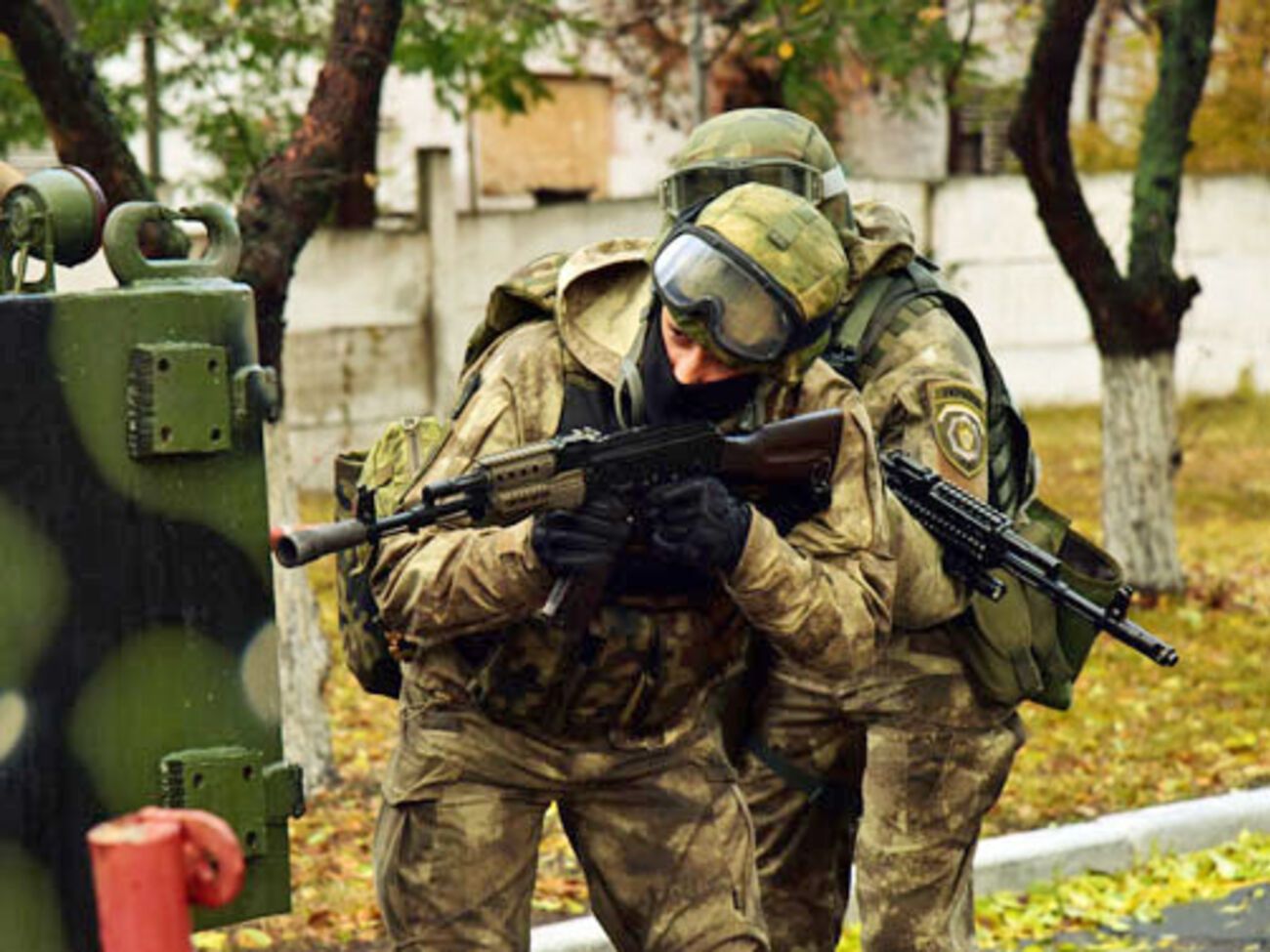 Полицейские отрабатывали действия при угрозе захвата админздания