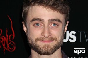 Рэдклифф вышел мокрым из съемочной студии