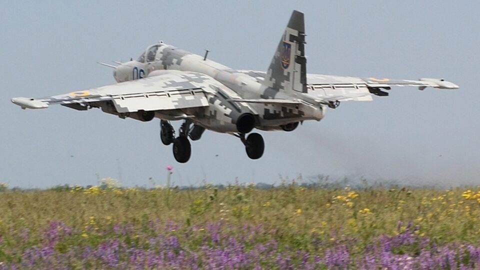 В Запорожской области сегодня разбился Су-25