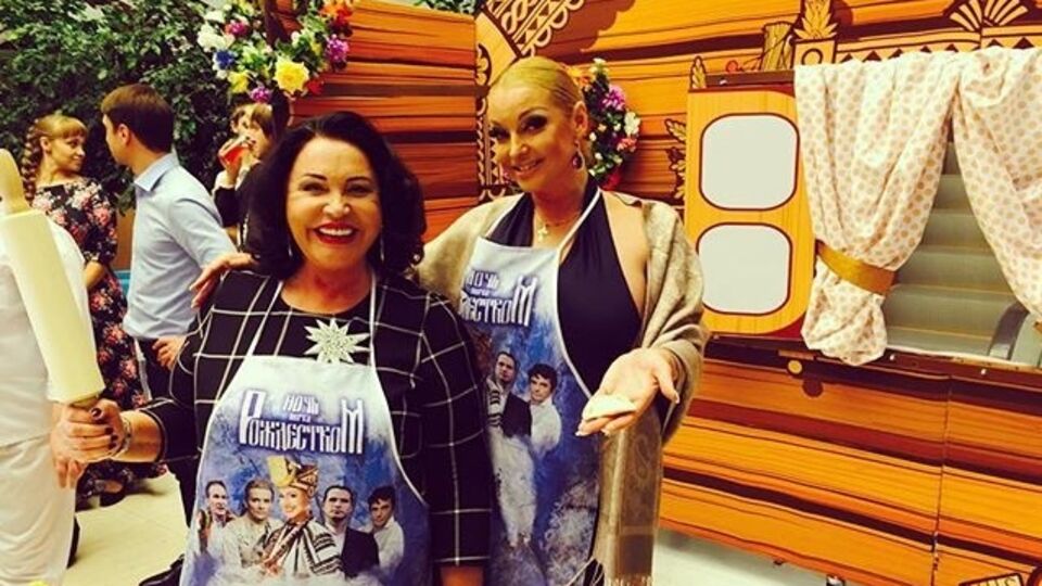 Вид Волочковой резко контрастировал с остальными гостями вечера