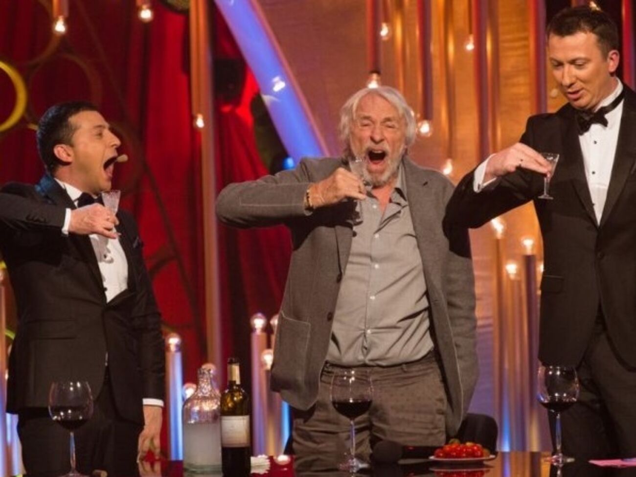 Владимир Зеленский, Пьер Ришар и Валерий Жидков