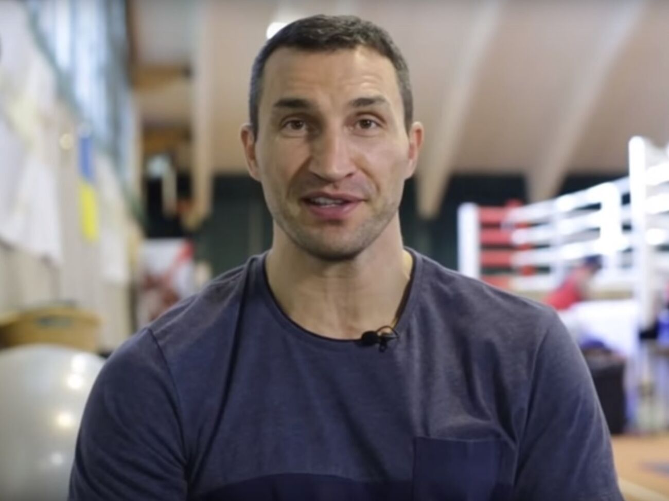 Кличко записал видео накануне боя с Фьюри