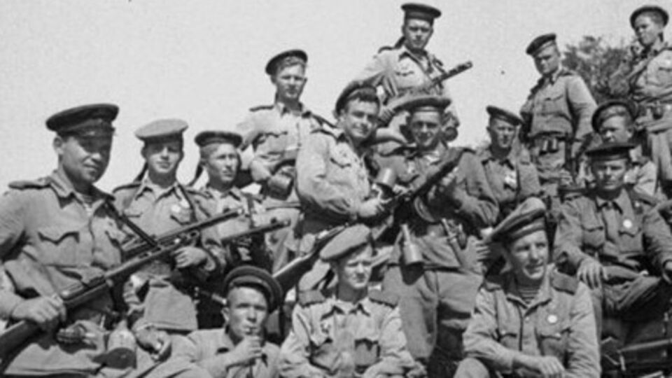 Бойцы Красной армии