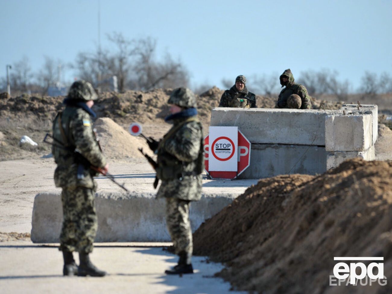 На границе с аннексированным Крымом задержан украинский военный