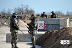 На границе с аннексированным Крымом задержан украинский военный