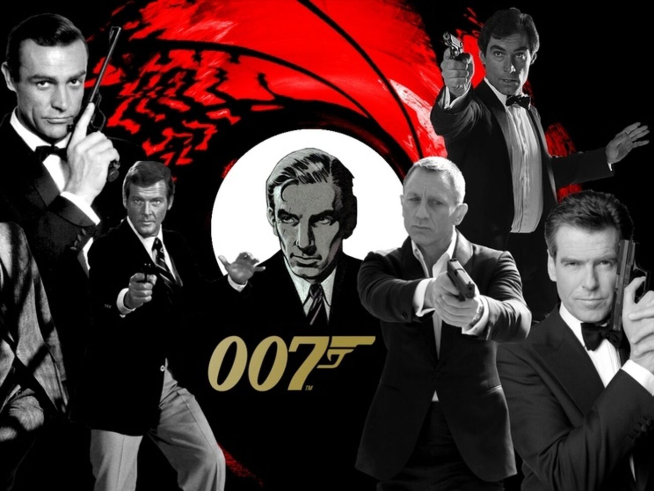 Метаморфозы стиля Джеймса Бонда за 55 лет показали за 4 минуты