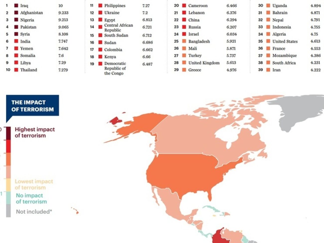 Украина поднялась на 39 позиций&nbsp;в рейтинге терроризма