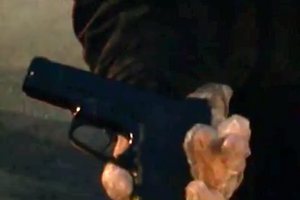 У подозреваемого изъяли пистолет