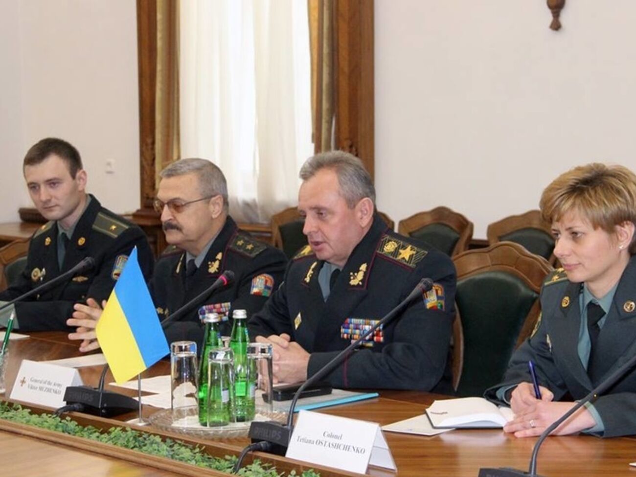 Начальник Генштаба ВСУ Виктор Муженко встретился с немецким послом&nbsp;Кристофом Вайлем