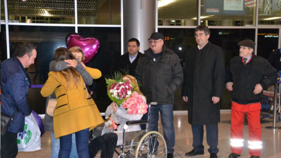 Капитан полиции Надежда Андрухив вернулась домой