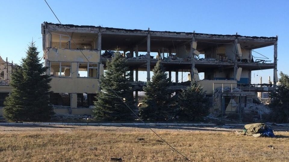 Последствия взрыва и пожара в Сватово