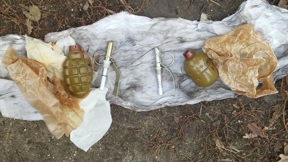 Боеприпасы, конфискованные у боевика